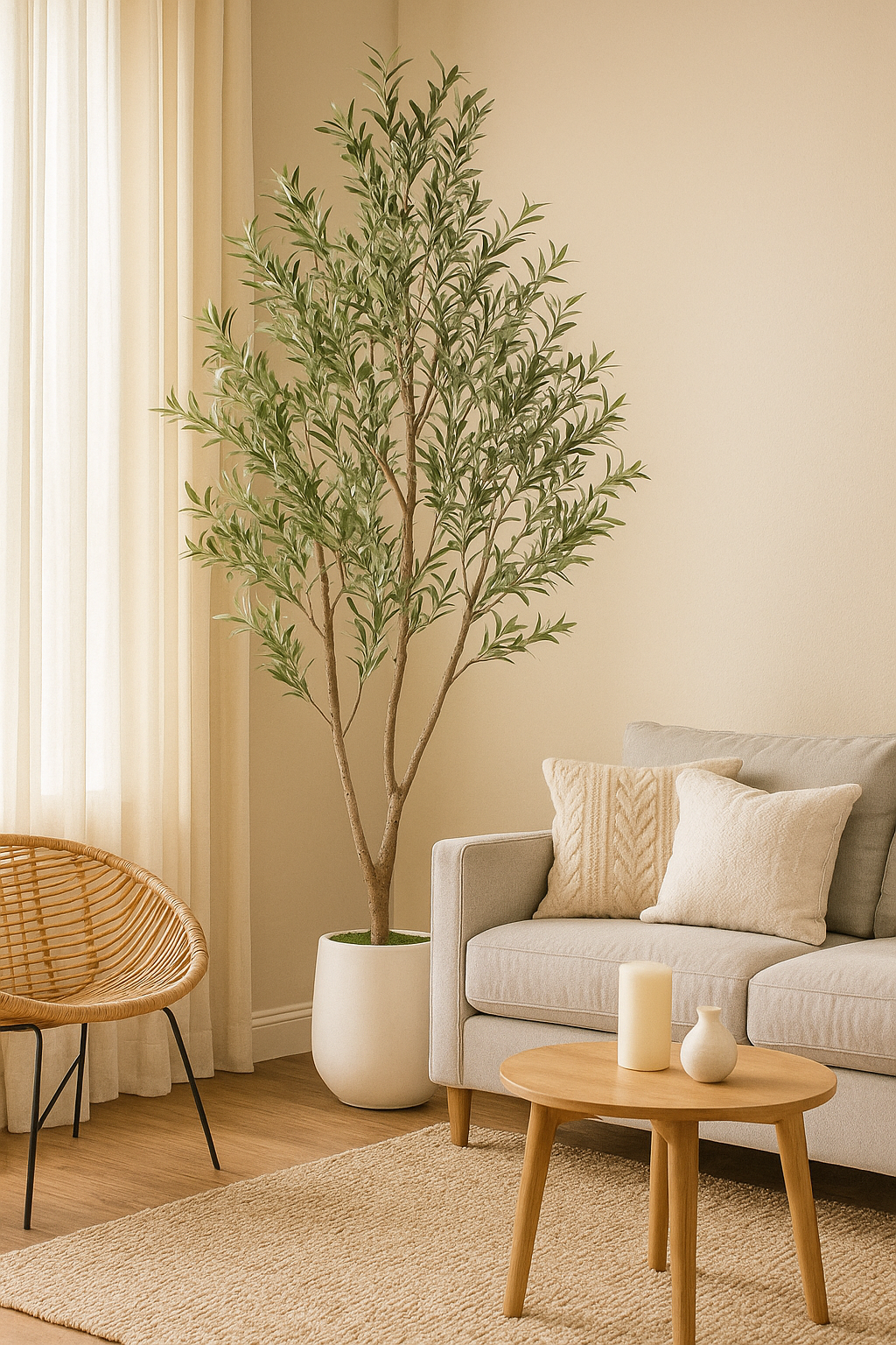 Enhance Your Space with a Lifelike Artificial Olive Tree