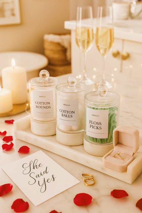 Elevate Your Bathroom Organization with Clear Qtip Holders